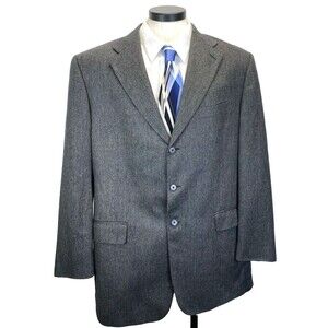 Faconnable Men's 55% Silk 45% Wool 46-47 L us) 58 Eu) Sport Coat Blazer Jacket